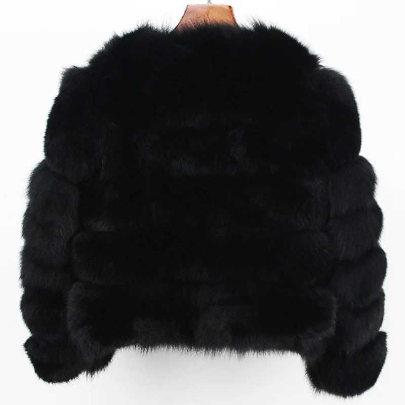Real Fur Coat Winter Jacket Women Natural Fur Raccoon Outerwear Oneck Thick Warm Luxury Female Streetwear New Fashion1 Y251105
