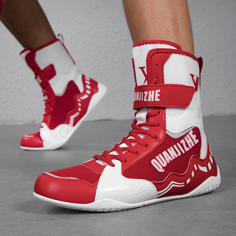 2025 New Men's Designer Boxing Shoes - Mid-tube Multi-functional Sports Shoes, Great for Wrestling, Fighting, Sanda, Running & Training