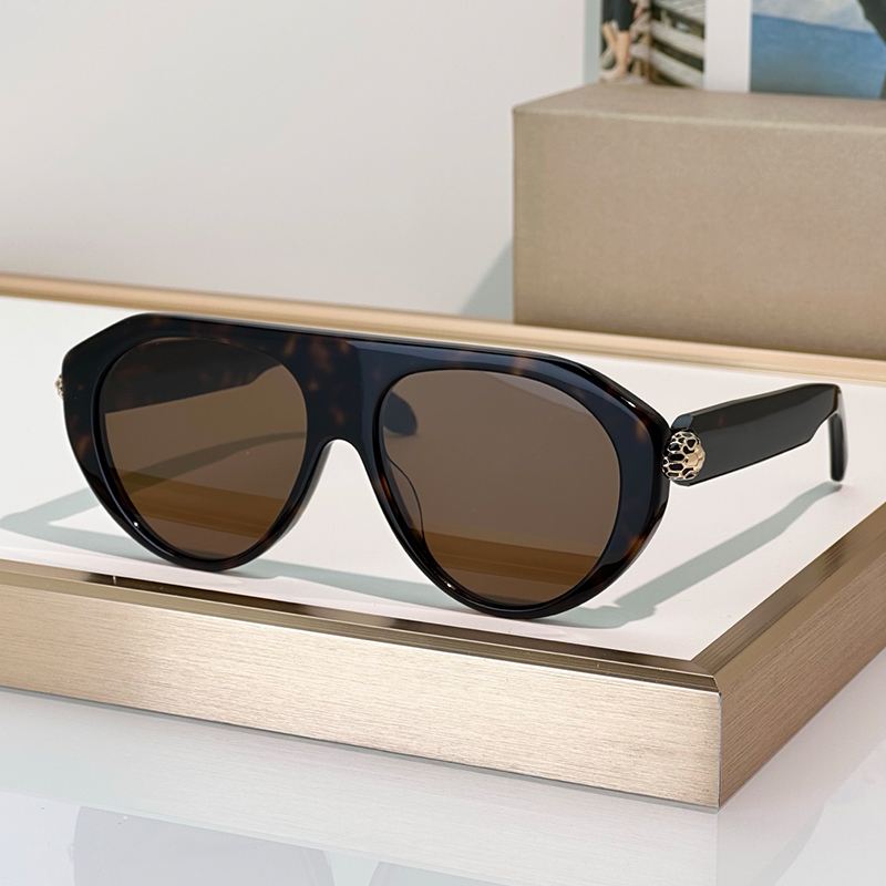 Designer Sunglasses Acetate Fiber Full Frame Pilot Oval Eyewear 40060 Luxury Sunglasses Women And Men Outdoor Goggles UV400 Glasses With Box