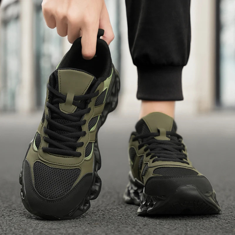 YRZL Mens Casual Breathable Mesh Running Sneakers Men Lightweight Comfortable Walking Shoes Non Slip Fashion Sport Shoes Outdoor 251017