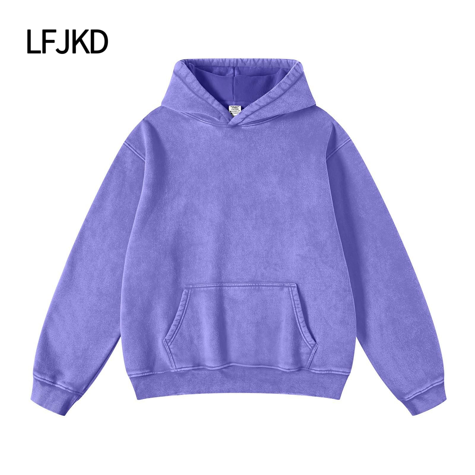 K2320 Matching Couple Set: Heavyweight Fleece T-Shirt, 300gsm Cozy Long Sleeve for Him and Her