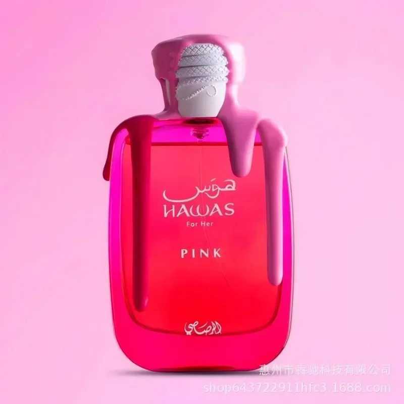 100ML RASASI Hawas Pink Pheromone Fragrance Arabian Womens Perfume Pheromone Birthday Present Cologne Man Attract Opposite Sex L251021