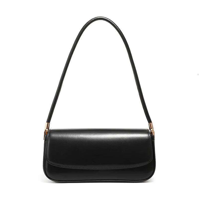 Cowhide Underarm New Niche Design Genuine Leather Vintage Commuter Saddle Fashionable Ladies Shoulder Bag Suotong1021