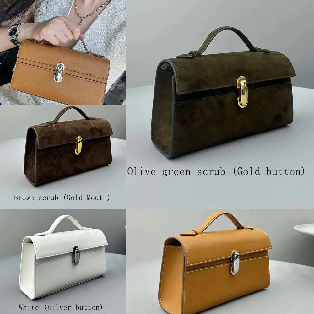 Mirror quality Designer Evening Bags Savette Suede Leather bag Handbag symmetry Retro Clutch slim Stance Stand Handheld Clamshell Wallet Pattern Messenger 57