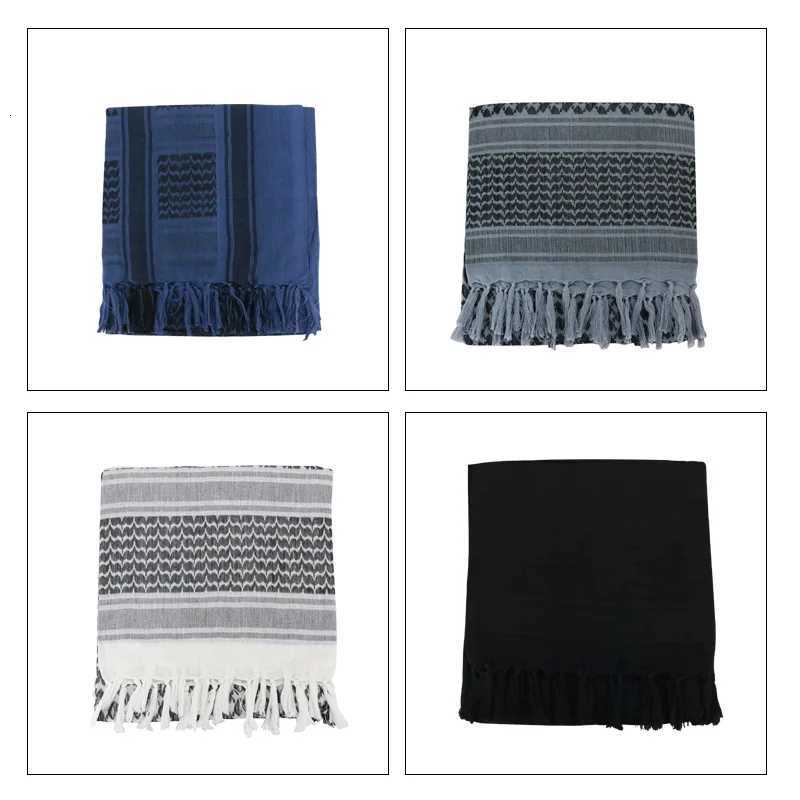 Maikun Cotton Arab Scarves Men Winter Military Keffiyeh Windproof Scarf Muslim Hijab Shemagh Tactical Desert Square Wargame W251021