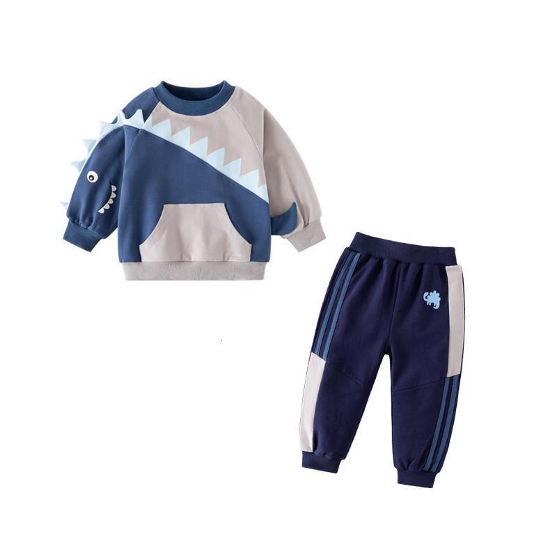 New hot selling designer boys' sportswear round neck long sleeved European and American style children's fashion style