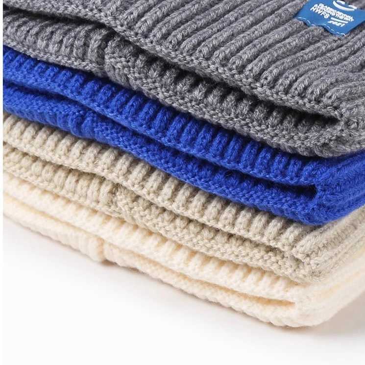Childrens Pure Cotton Wool Knit Hat Unisex Warm Autumn Winter Comfortable Versatile Boys Girls Pullover Hat For Kids 212 Year J251021