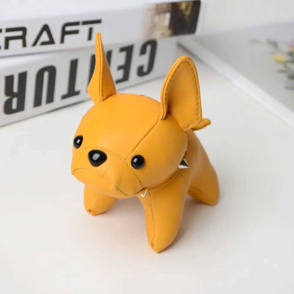 Kawaii Cute Chubby Leather Keychain French Bulldog Charm Dog Dolls Bag Hanging Exquisite Dog Pendant Friend W251021