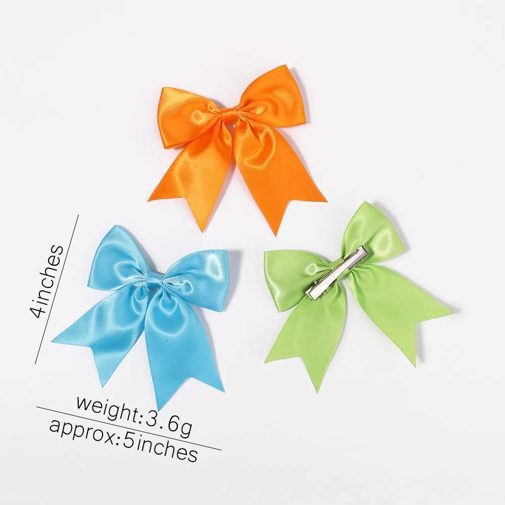 Wholesale 2Pcs Baby Bows Hair Clip For Kids Girls Solid Color Hairpins Barrettes Handmade Headwear Hair Accessories 452InchesW254021