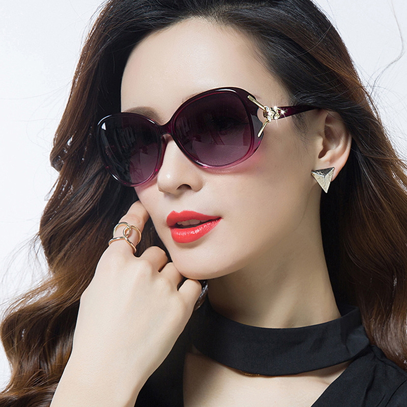 Sunglasses women's new sunglasses under polarizing glasses men's fashion frameless sun protection and UV protection glasses accessories