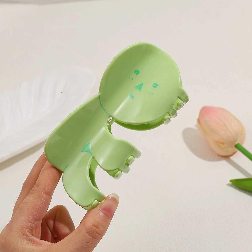 Cartoon Green Hair Clip Decoration Freshly Colored Practical Daily Use Hair Grips Hair Accessories Hairband HairpinW254021