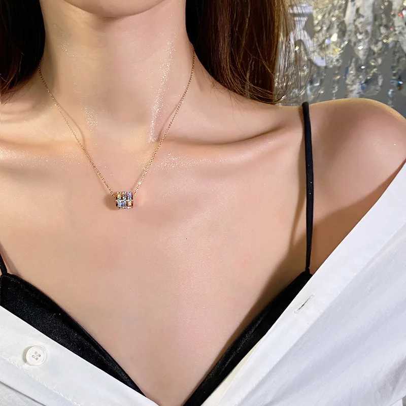 New Classic Titanium Steel Small Waist Necklace Korean For Woman Fashion Jewelry Luxury Neck Chain Sexy Girls Clavicle Chain1 D251021