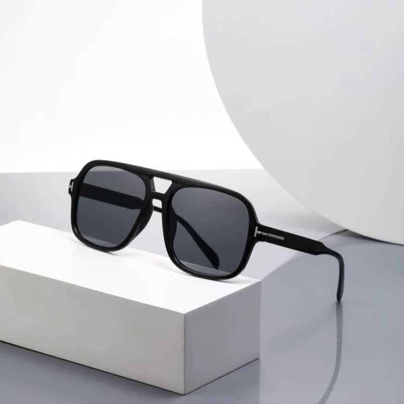 New Women Sunglasses Men High End Street Vintage Retro Modern Large Frame Pilot Sun Glasses Hip Hop Bouncy Sun Glasses UV400 J251114
