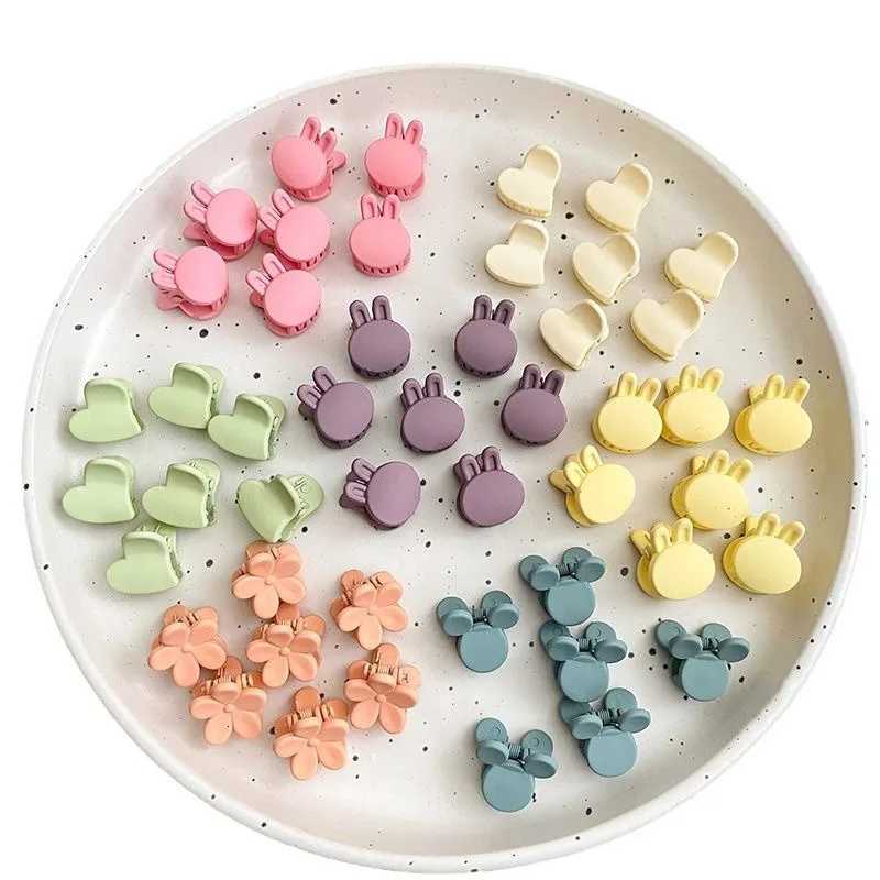 Colorful Candy Clasp Clip Mini Small Princess Head Broken Hair Clip Summer Forehead Bangs Side Clip Broken Hair HeadpieceW254021