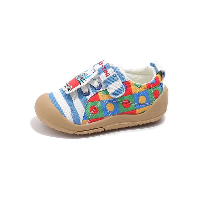Cartoon 3D Cat Girl 2025 Spring and Autumn New Style Childrens Soft Bottom Non tiring Foot Boys Baby Canvas Shoes C251021