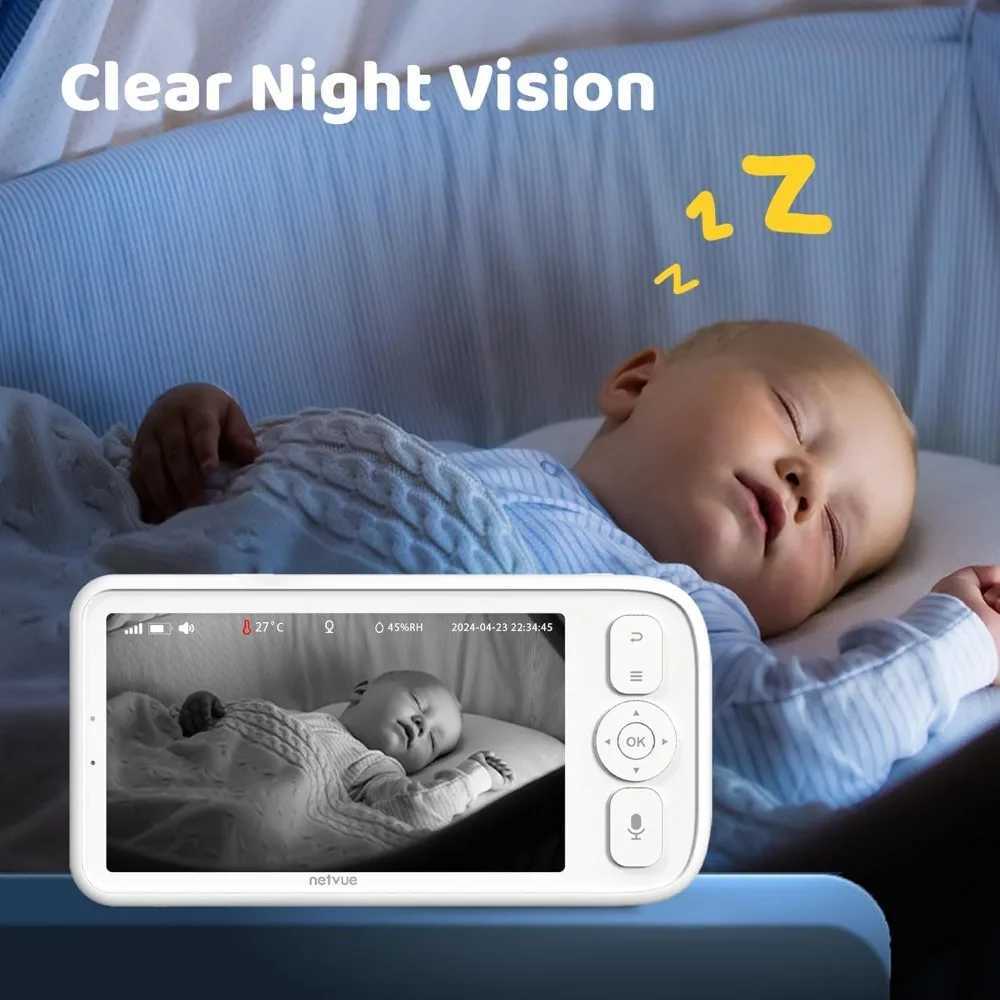 Peekababy Baby Camera Monitor Video Baby Monitor with Camera and Audio 5 Display 2Way Talk 4 in 1 Bracket Meets The Need J251121