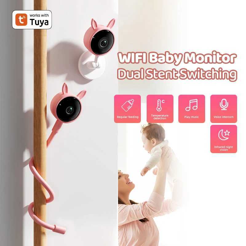 1080P HD Baby Monitor Tuya APP Remote Control 2 Million Pixel Camera Sound Temperature Detection Infrared Night Vision Babyphone J251121