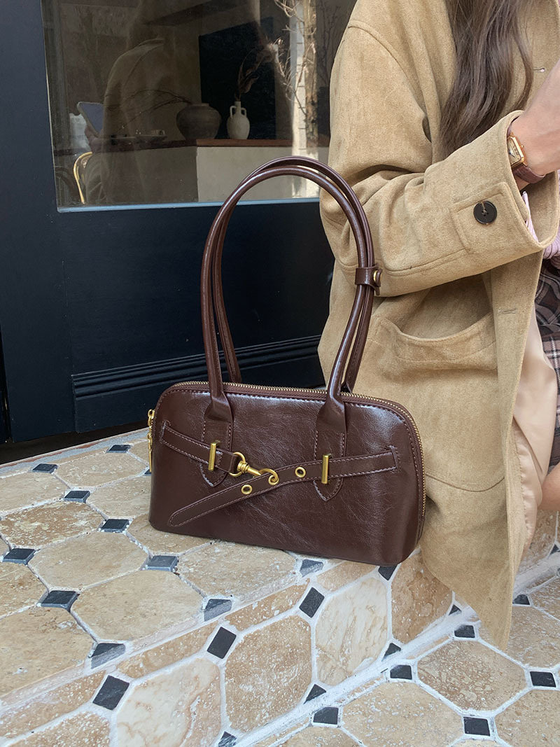 2025 New Women's Korean Ins Shoulder Bag In Stock - Handheld Underarm, Minimalist Designer Style Purse