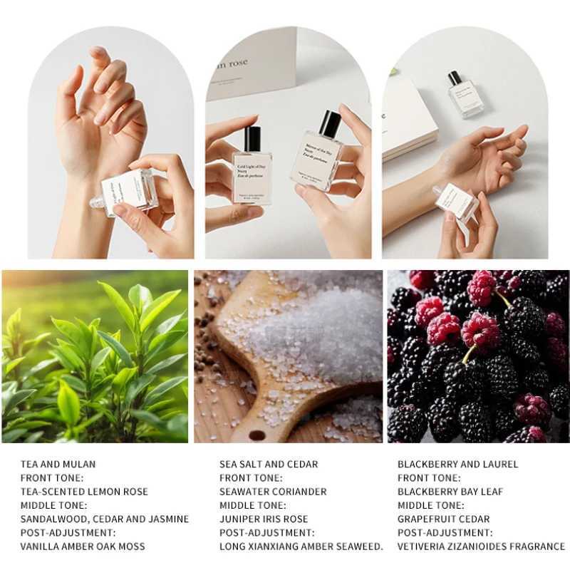 brand Night Tidal Fragrance 3pcs Longlasting Rollerball Perfume Gift Set Unisex Leave a lasting fragranc L251021