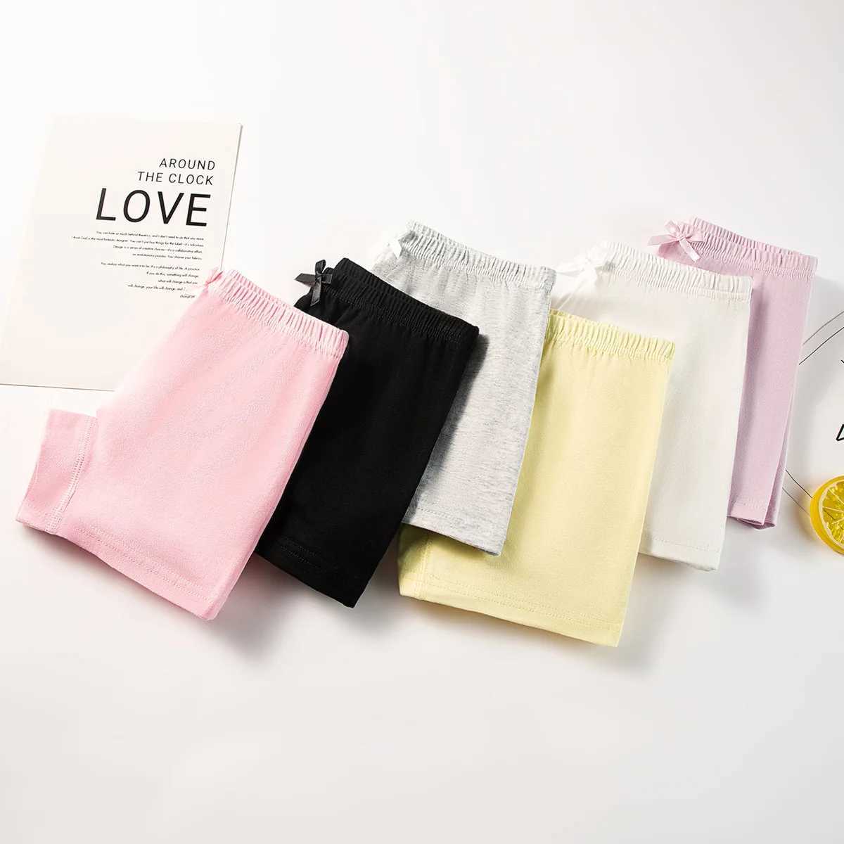 3pcs Childrens Solid Color Panty Girls Cotton Panties Soft Pretty Child Underwears Kids Baby Boxer Breathable Safety Underpants J251021