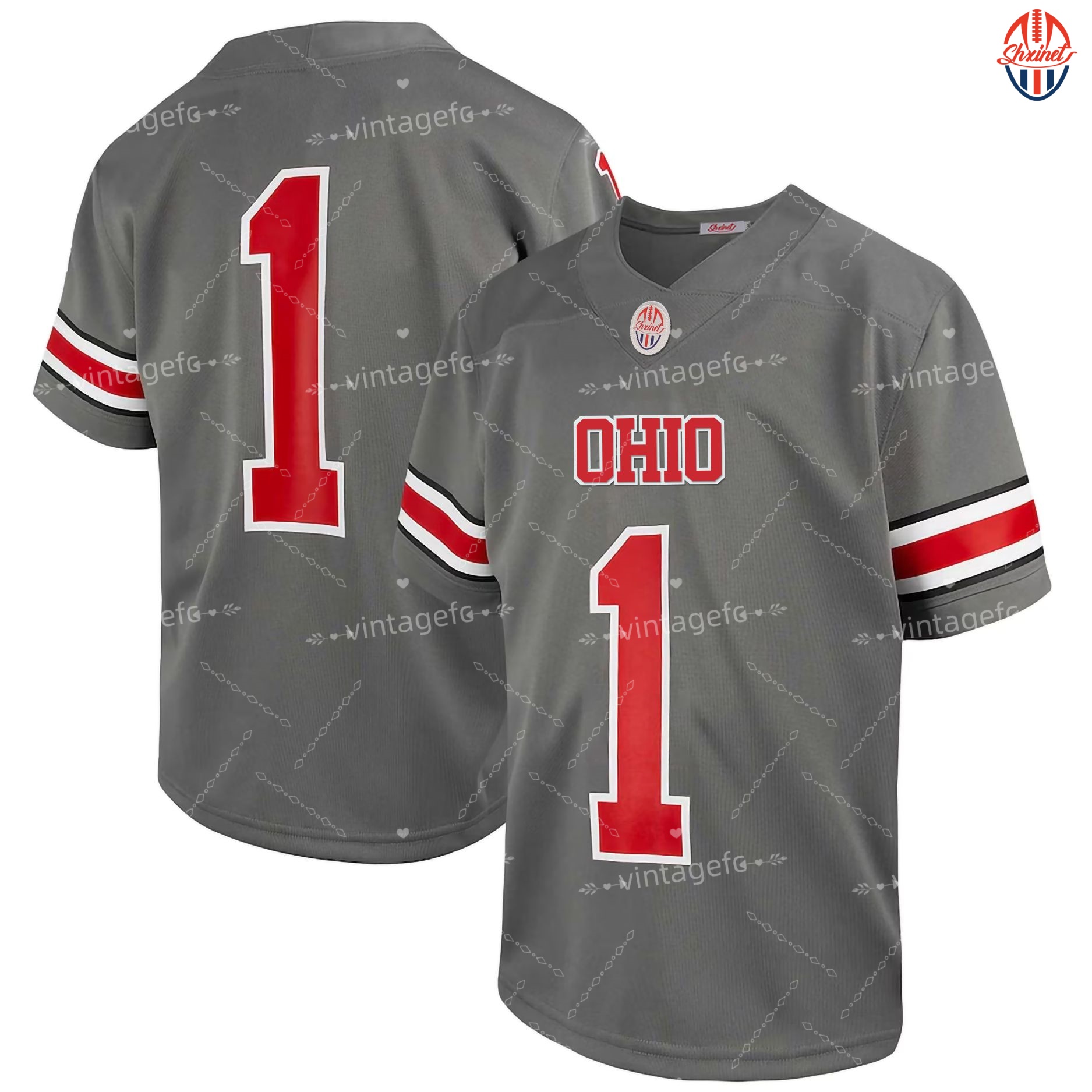 2025 College National Champion Buckeyes Jersey 4 Jeremiah Smith Ohio States Jack Sawyer Will Howard Caleb Downs Treveyon Henderson Simon Denzel Burke 