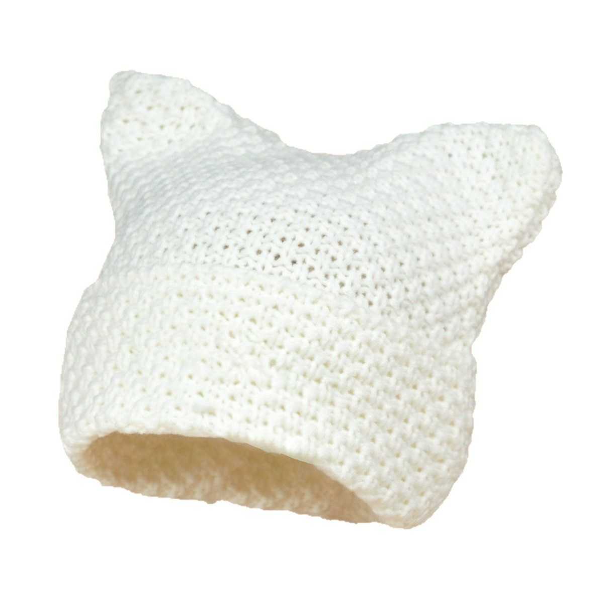 Little Knitted Hat Cute Pointed Hat Fashion Versatile Knitted Hat Plain Solid Color Ear Protection Hat H251020