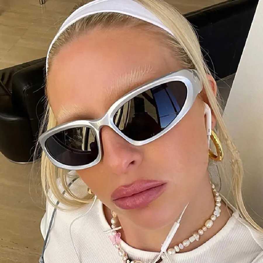 3 PCS Y2k Classic Punk Around Vintage Sunglasses Women Men Luxury Brand Designer Sun Glasses Fashion Sport Eyewear UV400 Eyewear J251114