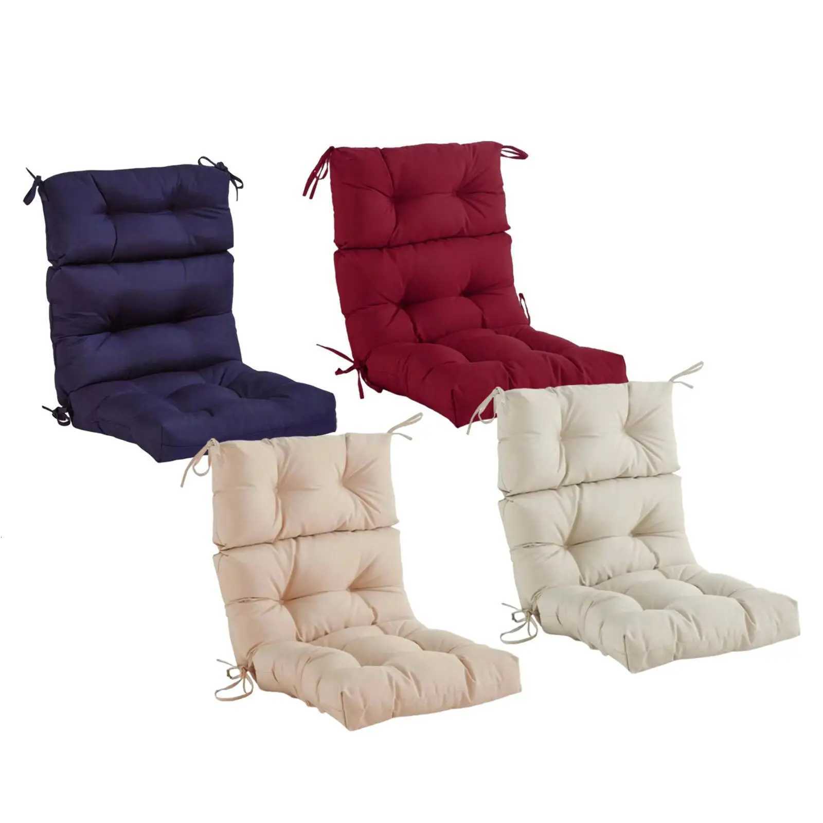 Outdoor Seat Back Chair Cushion Comfortable Yard Soft Spring Summer with Ties Cafe Balcony Outside Patio Garden Seat Cushion X251021