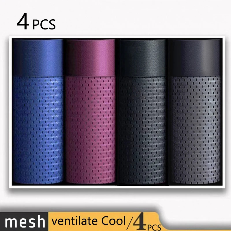 Alobee 4Pcs wear Boxer Short Men Microfiber Boxer Briefs Underwear Compression Stretch 251021