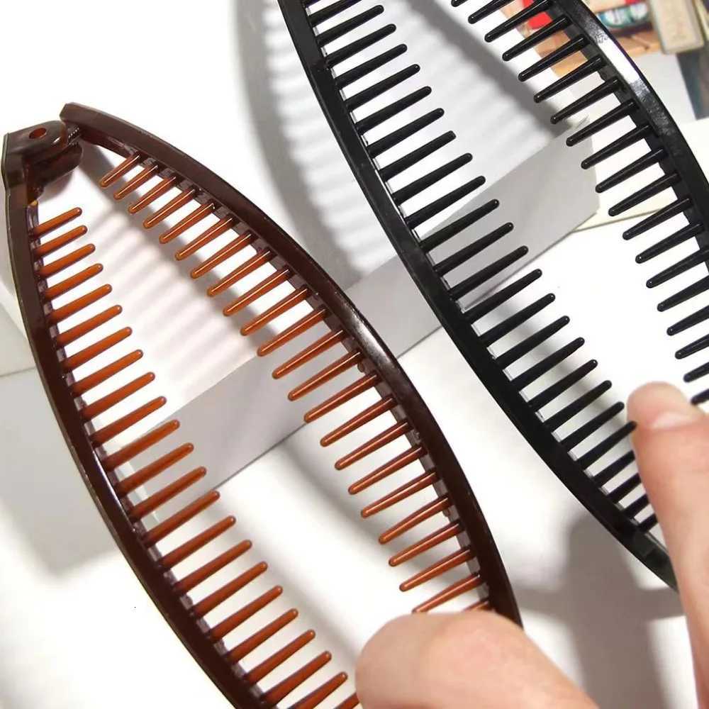 3Pcs Vintage Banana Hair Clips for Women Wave Combs Hairpin Hair Style Tools Solid Color Fashion Practical Hair AccessoriesW254021