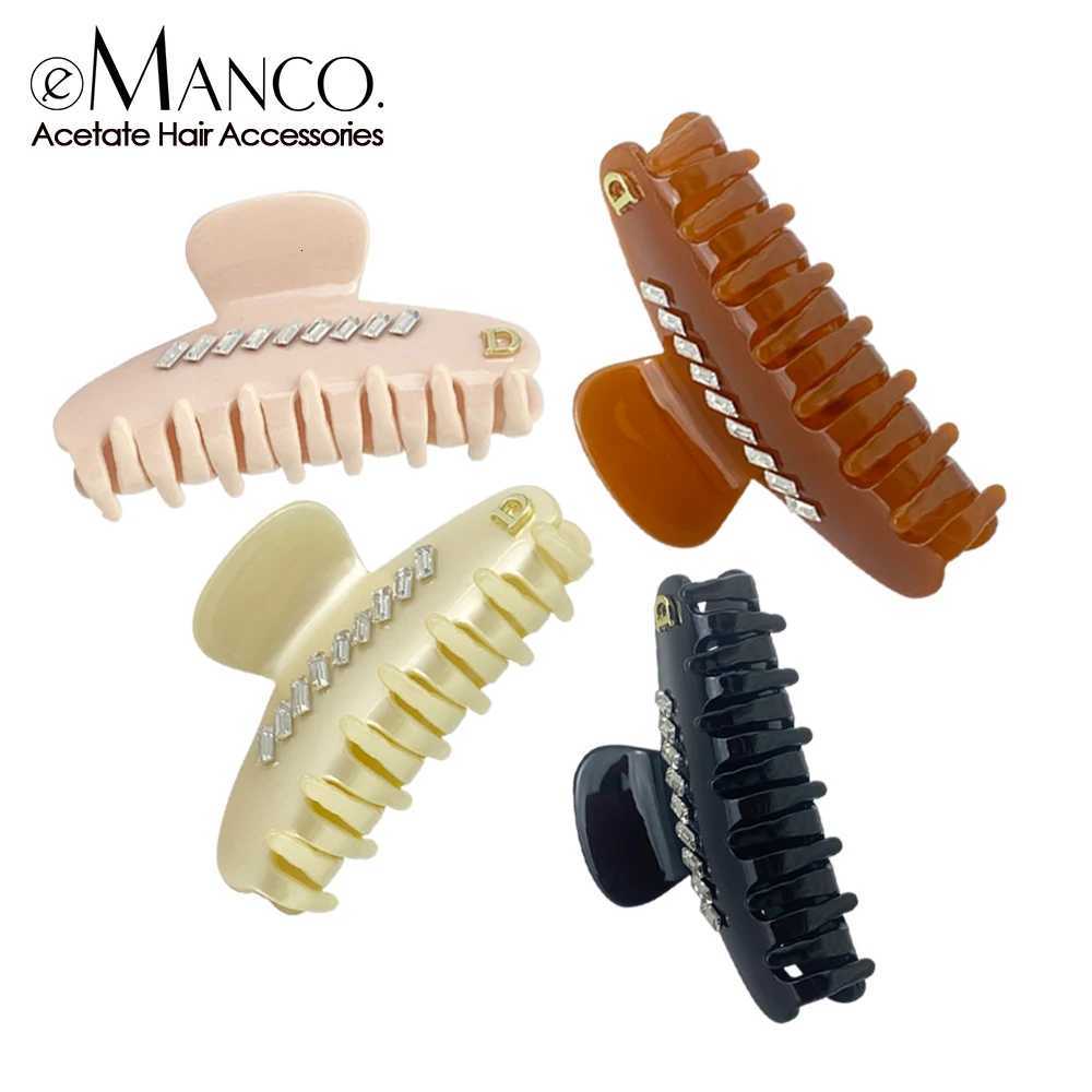 eManco Rhinestone Inlaid Premium Feeling Hair Clips Womens Hair Styling Fashion Birthday Gift Sweet Girl Headdress Clip FixingW254021