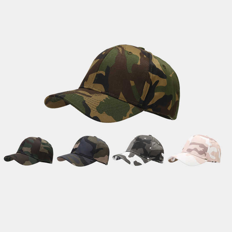 New Camouflage Baseball Cap for Men and Women Outdoor Sports Casual Sun Protection Sun Hat Spring Summer Versatile Duckbill Cap H251020