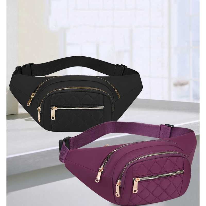 Womens Waist Bag Nylon Cloth Waterproof Belt Bags Casual Crossbody Chest Bag Female Fashion Fanny Pack Banana Hip Purse New Z251021
