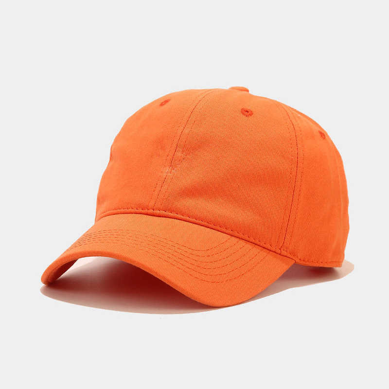 2025 New Custom Solid Color Soft Top Baseball Cap Trendy Unisex Simple Versatile Casual Duckbill Cap Slimming H251020