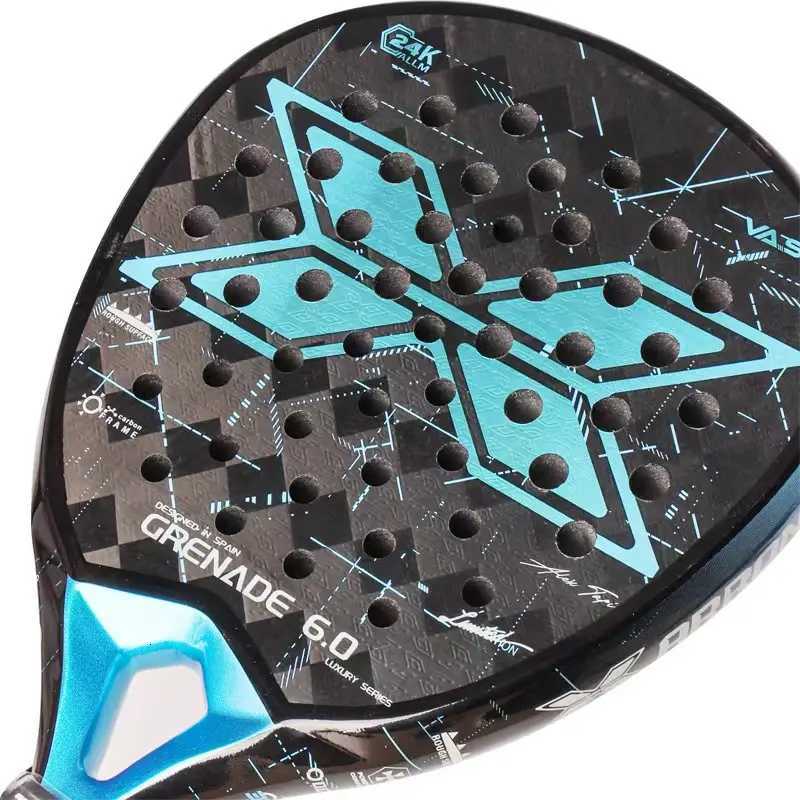Professional Padel Tennis Racket Carbon Fibre Composite Diamond Shaped EVA Laminated Foam HPS Fengdong 3D SPIN Sports Racquet W251021
