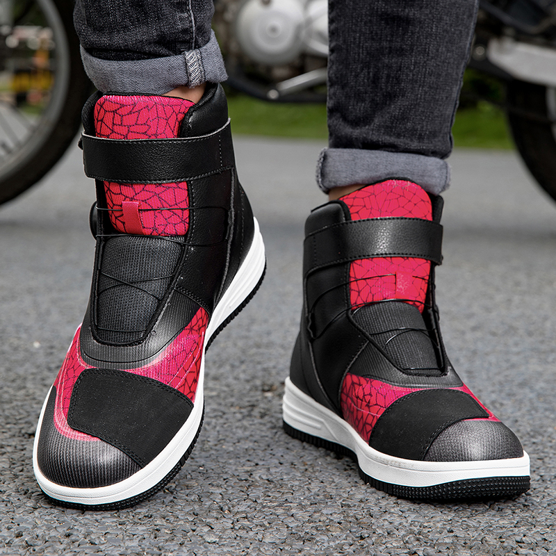 Motorcycle Riding Shoes - Four Seasons Offroad Boots, Racing Short Boots, Motorcycle Travel Equipment for Men & Women