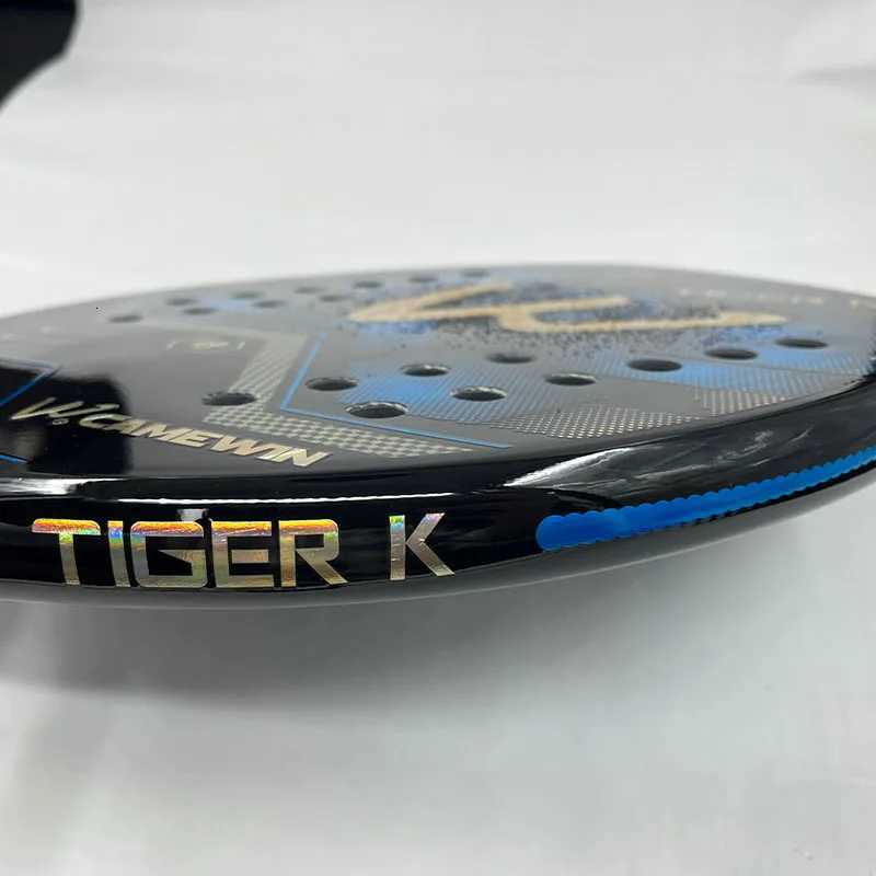 TIGER Kevlar Camewin Beach Tennis Racket Adult Professional Carbon Frame 320g Feminino New With Bag Gift 2024 W251021