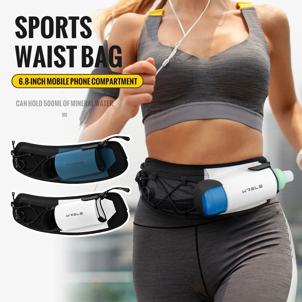 Running Waist Bag Lightweight Hydration Sport Belt Bag Adjustable Hiking Cycling Bottle Bag Fanny Pack Trail Running Bag 251021