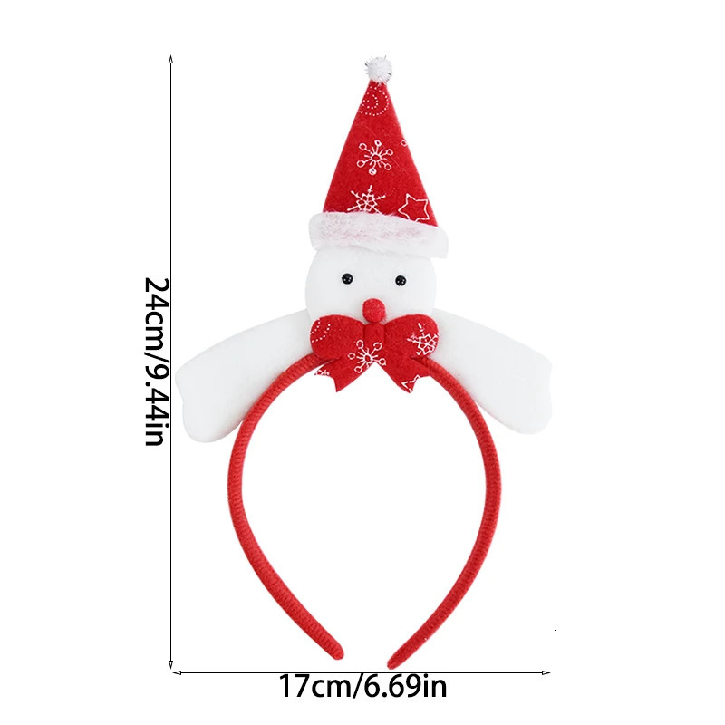 Christmas Headband Kids Adult Santa Claus Elk Xmax Tree Hair Accessories Po Props Christmas Decoration 2025 Year Gifts 251021