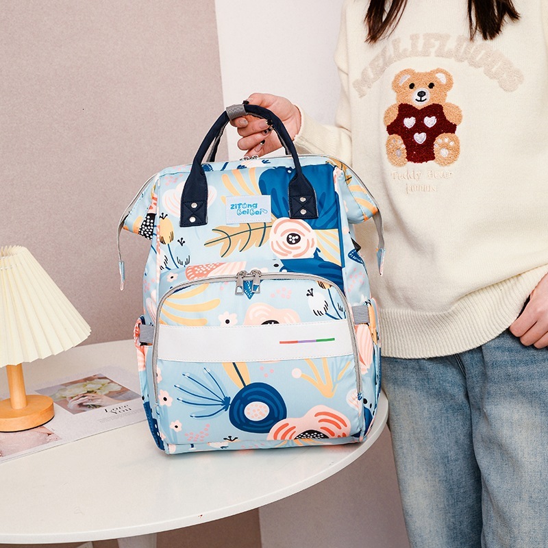 Fashion designer mommy bag mommy baby backpack large capacity new handheld single shoulder multi-functional bag for pregnant women going out