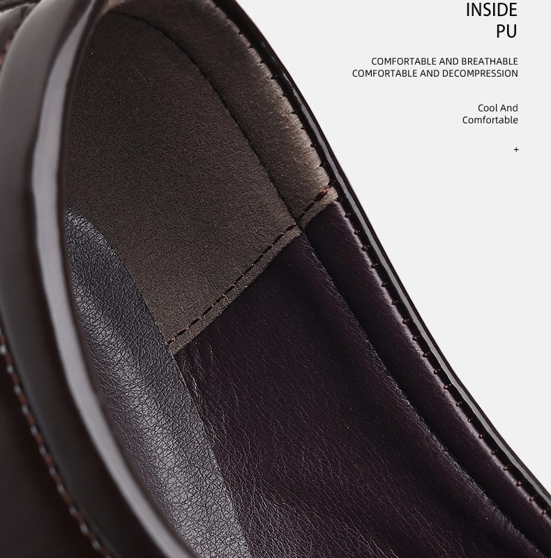 Oxford Shoes Mens Lacquer Wedding Shoe Pointed Toe Dress Shoes for Men Classic Business Men Leather Shoes Big Size 3848 251021