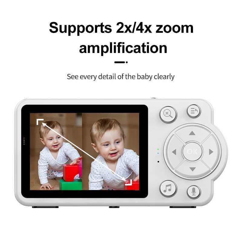 Baby monitor twoway audio voice intercom infrared night vision baby camera with monitor video surveillance security protection J2511211