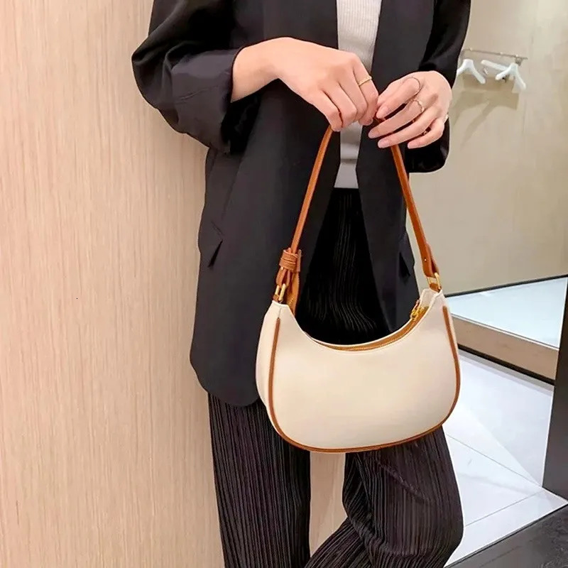 Women Bag Clutch Handbags Solid Color Leather Underarm Shoulder Bag Casual Female Shopper Tote Hobos Bags 251015