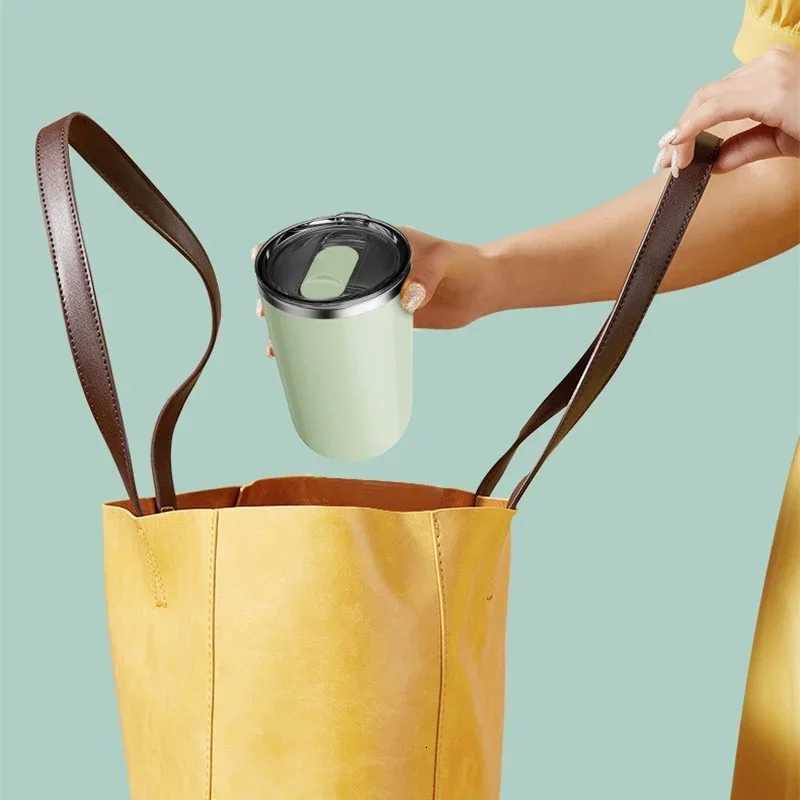 Autatic Coffee Stirring g Rechargeable Milk Mixing Cup Electric Stainless Steel Lazy Rotating g Stirring Cup Y251021