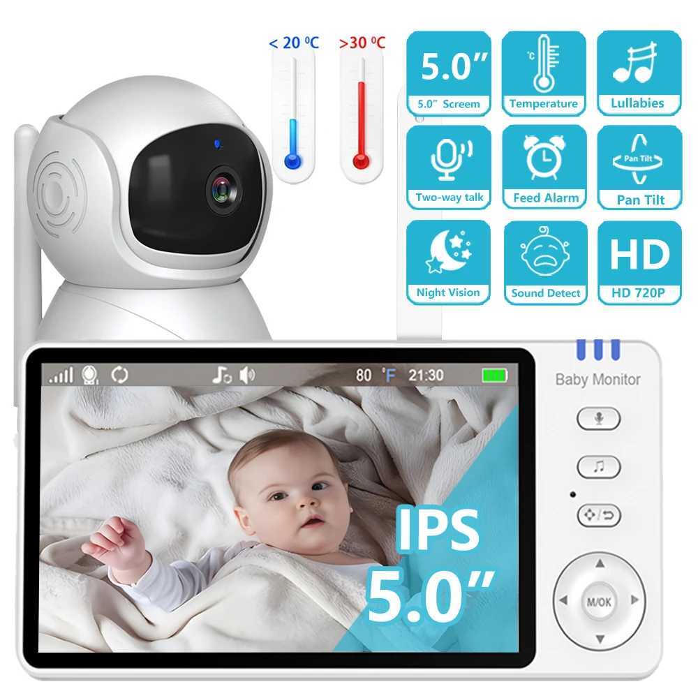 5IPS Video Baby Monitor With Pan Tilt Child Camera Wireless 2Way Audio Night Vision Security Babysitter VOX Wake Up USB Charge J251121