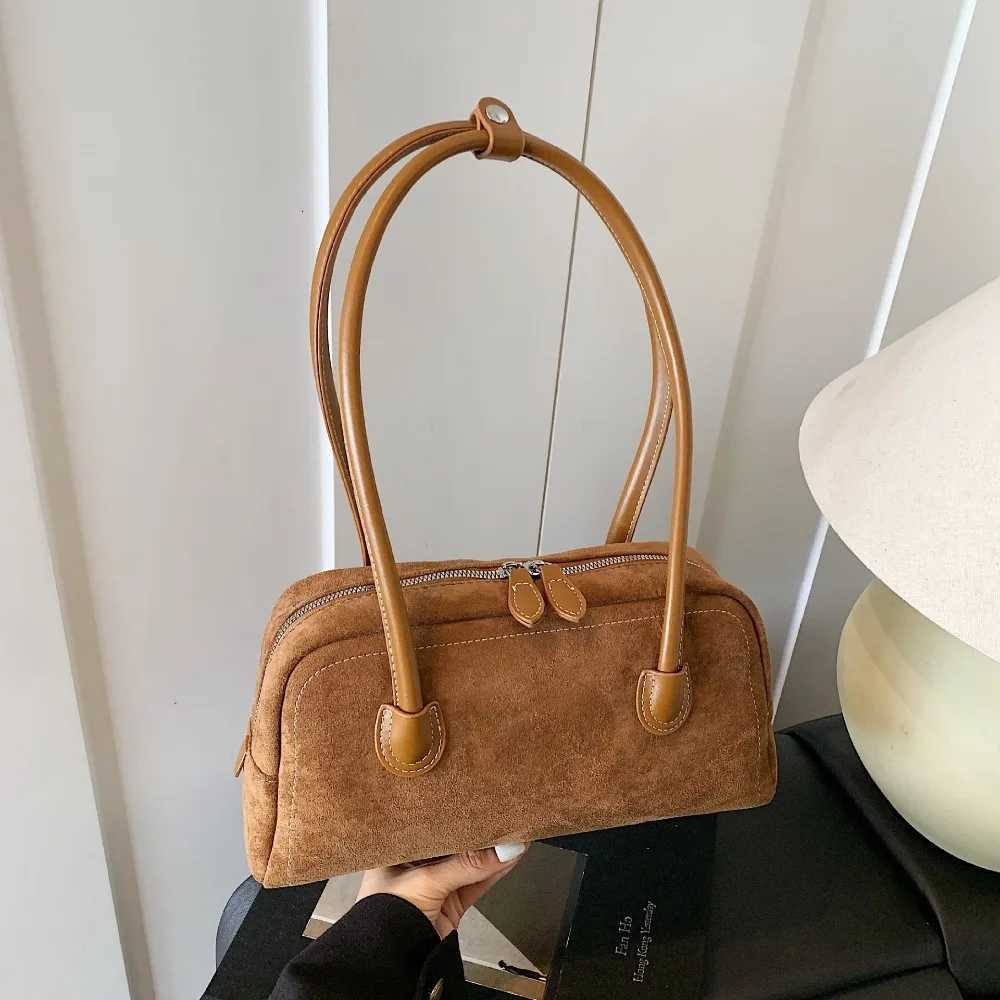 Fi Large Capacity Wen Suede Shoder Bag Korean Ins Style Persality Hobo Bag Handbags Portable Underarm Bag Wen Y251021