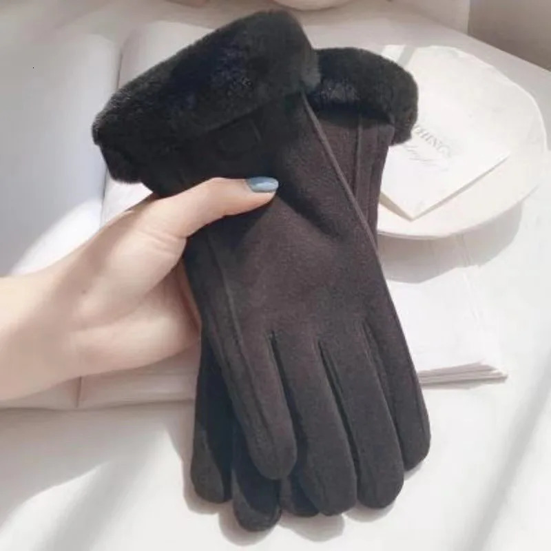 Womens Winter Touchscreen Gloves Thermal Plush Lined Riding Mittens Cute Commuting Motorcycle Warm Cold Weather 251020