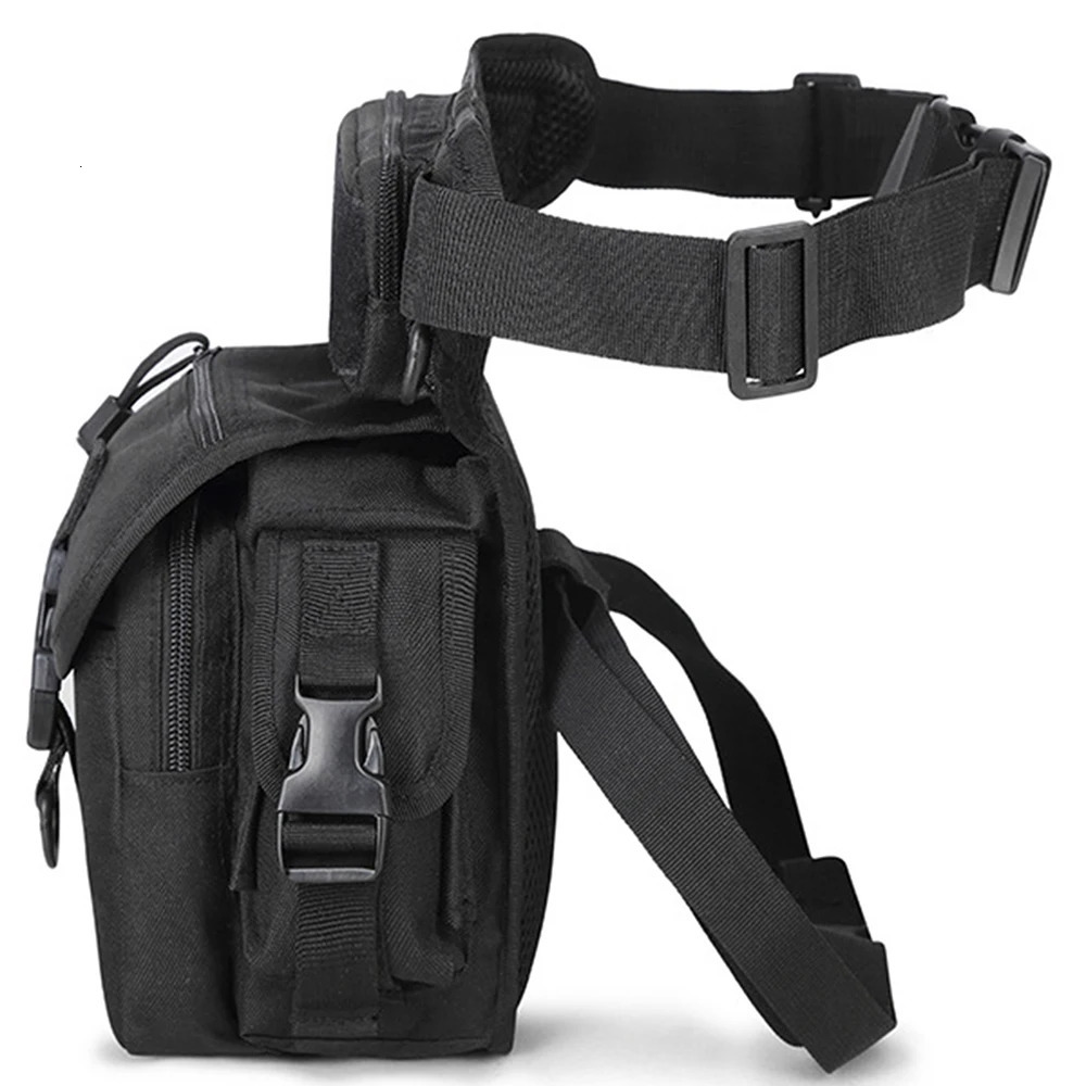 Men Waist Fanny Pack Leg Bag Military Tactical Motorcycle Rider Camera Sports Travel Nylon Male Bum Hip Belt Thigh Fanny Bags 251021