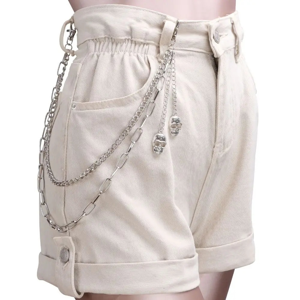 Star Pendant Metal Pants Chain Hiphop Punk Waist Link Hanging Chain Jewelry Accessories Jeans Pannts Chain Belts for Women Men 251021