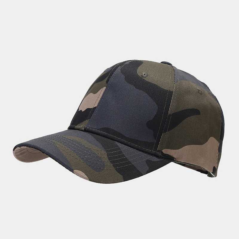 New Camouflage Baseball Cap for Men and Women Outdoor Sports Casual Sun Protection Sun Hat Spring Summer Versatile Duckbill Cap H251020